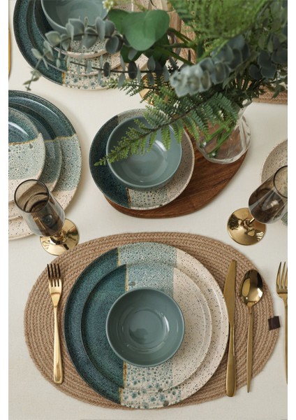 Colored Yemek Takımı 24 Parça 6 Kişilik 19781