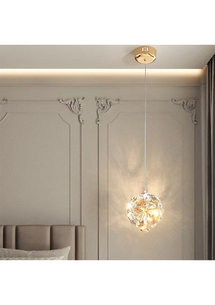 6W LED Kristal Avize Kısılabilir LED Kristal Avize Modern Basit Işık Lüks Ev Dekorasyonu (Yurt Dışından) fırsatları
