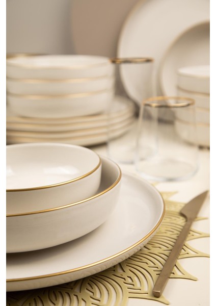Moderna 16 Parça Beyaz Yemek Takımı – 4 Kişilik Şık ve Dayanıklı Porselen Sofra Seti indirimleri