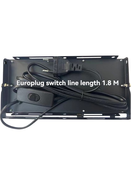 2 Adet Uva Siyah Işık 220V Siyah Işıklar IP65 Su Geçirmez Siyah Işık Siyah Işık Sahne Aydınlatması Için Ab Fişi 50W (Yurt Dışından) modelleri