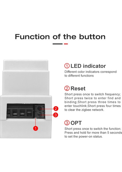Dın Ray 5'i 1 Arada Akıllı LED Kontrol Cihazı Rgb Rgbw Cct 2.4g Işık Şeridi Dimmer Zigbee3.0 (Yurt Dışından) fiyatları