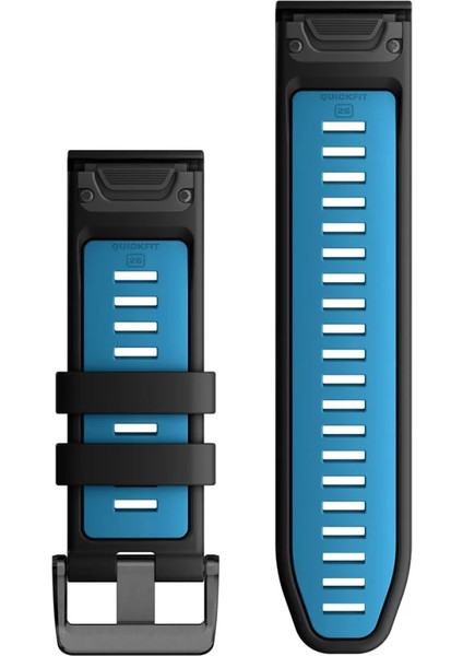 Quickfit 26 mm Yedek Kayış - Siyah Mavi fiyatları