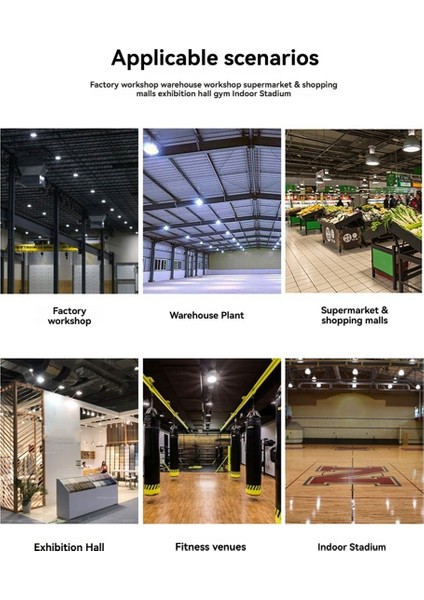 LED 150W Yüksek Tavan Işıkları AC175-265V Aydınlatma Sarkıt Endüstriyel Pazar Depo Garaj Atölye Işığı Sıcak Işık (Yurt Dışından) modelleri