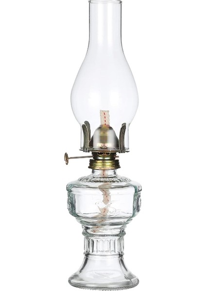 Rustik Yağ Lambası Vintage Cam Kömür Lambası Iç Mekan Kullanımı Için Yağ Lambaları Ev Dekorasyonu Aydınlatma Yağ Feneri Beyaz (Yurt Dışından)