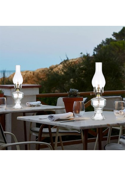 Rustik Yağ Lambası Vintage Cam Kömür Lambası Iç Mekan Kullanımı Için Yağ Lambaları Ev Dekorasyonu Aydınlatma Yağ Feneri Beyaz (Yurt Dışından) modelleri