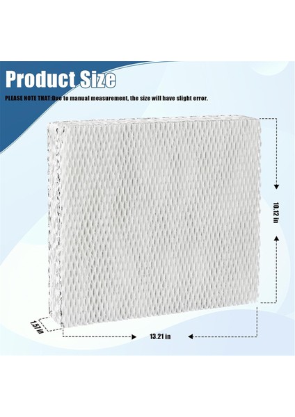 Aprilaire 400, 400A, 400M Tüm Ev Nemlendiricileri ve Isıtıcı Nemlendiricisi Için 45 Su Paneli Nemlendirici Filtresi Değişimi (Yurt Dışından) fiyatları