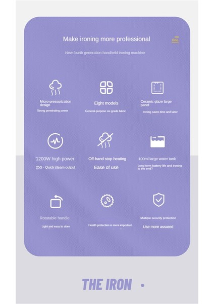 Giysiler Için Buharlı Pişirici Taşınabilir Buharlı Ütü 1200 W Değişken Kumaş Için, Ev ve Seyahat Için 180° Döndürülebilir Ütü Abd Plug-Beyaz (Yurt Dışından) modelleri