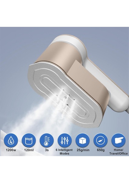 Giysiler Için Buharlı Pişirici, 6 Modlu Giysi Buharlı Pişirici, Ev Seyahati Için Taşınabilir Kompakt Giysi Buharlı Pişirici Ütü Makinesi, Abd Tak (Yurt Dışından) fiyatları