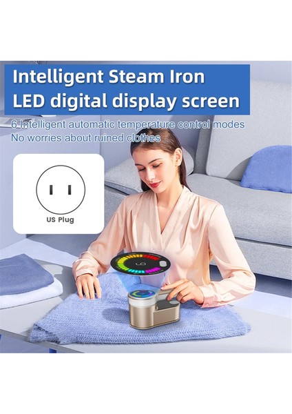 Giysiler Için Buharlı Pişirici, 6 Modlu Giysi Buharlı Pişirici, Ev Seyahati Için Taşınabilir Kompakt Giysi Buharlı Pişirici Ütü Makinesi, Abd Tak (Yurt Dışından) fırsatları