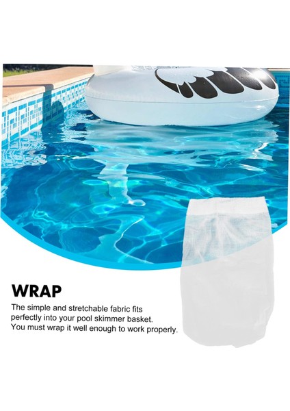 Yüzme Havuzları Skimmer Sepet Çantası Elastik Filtre Beyaz Esneklik Ayırıcı Havuz Skimmer Net Ince Örgü Net Çanta (Yurt Dışından) modelleri