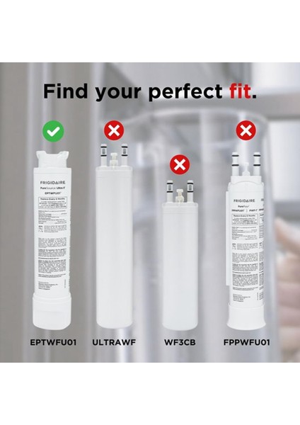 Frıgıdaıre EPTWFU01 Puresource Ultra Iı Buzdolabı Su Filtresi Yedek Parçaları Için 4 Adet Buzdolabı Filtresi (Yurt Dışından) fırsatları