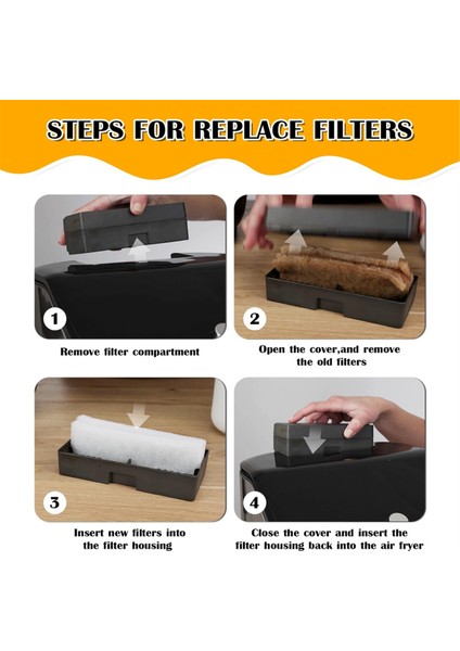 Instant Vortex Plus 6 Quart Air Fryer Filtreleri ve Air Fryer Aksesuarları ile Uyumlu 12 Adet Air Fryer Yedek Filtresi (Yurt Dışından) fırsatları