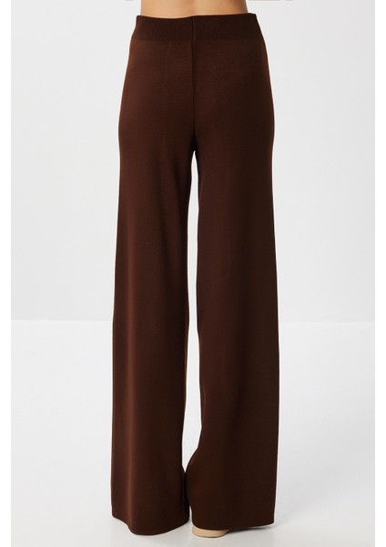 Şık Triko Kazak Pantolon Takım LMU0001 Kahverengi indirimleri