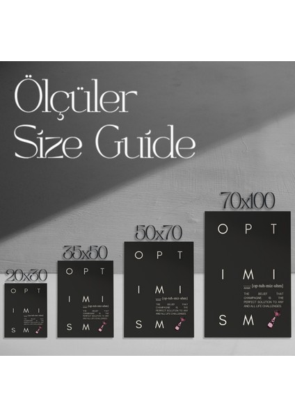 Optimizm Şampanya Tablosu modelleri