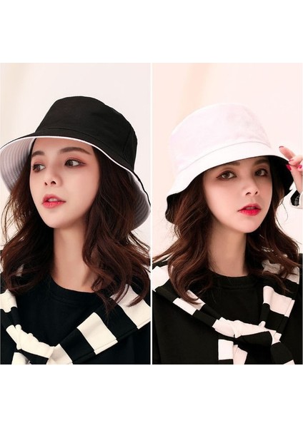 Unisex Ilkbahar ve Yaz Çift Taraflı Balıkçı Şapkası (Yurt Dışından)