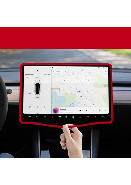Tesla Model 3/y Iç Aksesuarlarla Uyumlu Ekran Kenar Koruyucu Çerçeve (Yurt Dışından) fırsatları