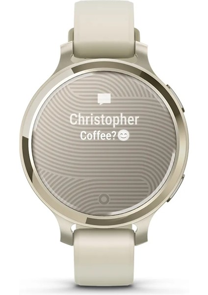 Lily 2 Active Lunar Gold Kemik Silikon Kayışlı