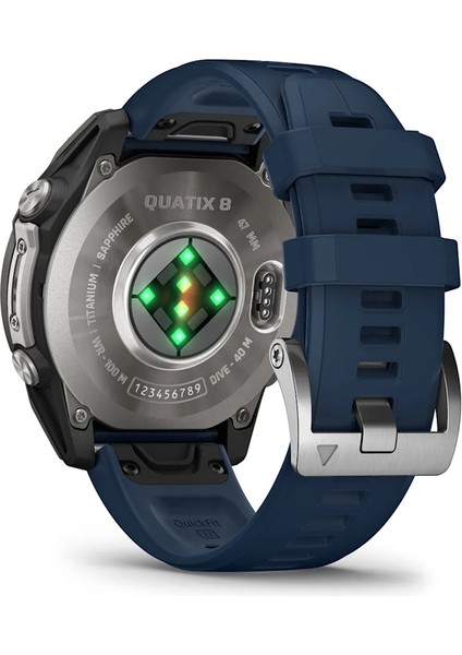 Quatix 8 - 47 Mm, Amoled - Marine Gps Saati