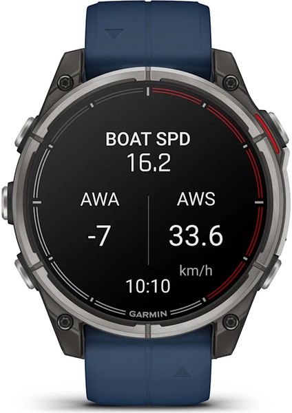 Quatix 8 - 47 Mm, Amoled - Marine Gps Saati