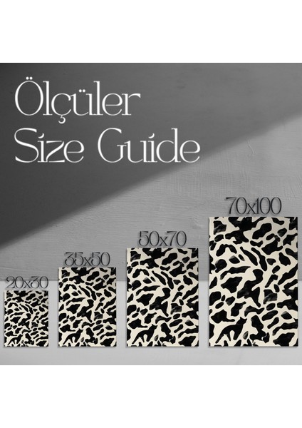 Soyut Siyah Beyaz Desen Tablosu modelleri