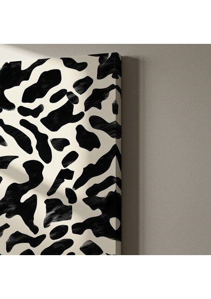 Soyut Siyah Beyaz Desen Tablosu indirimleri