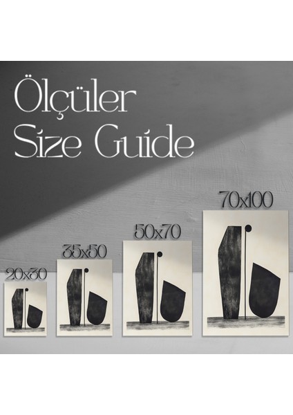 Soyut Geometrik Siyah Beyaz Sanat Tablosu modelleri