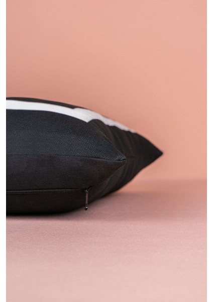 E Harfi Desenli Dekoratif Kırlent Kılıfı 43x43 cm – Salon ve Yatak Odası Dekoru İçin Şık Tasarım fırsatları