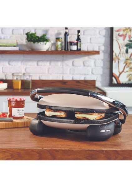 Castron 1800 W Çift Taraflı Alüminyum Plakalı Bej Renk Tost ve Izgara Makinesi – Ev ve Ofis Kullanımı modelleri