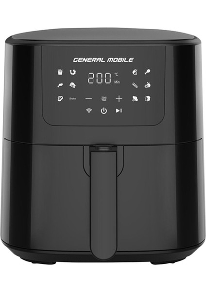 GM Air Fryer 5 L Yağsız Fritöz – Tek Hazne, Isı Ayarı, Hızlı Isınma ve Çıkarılabilir Hazne Özellikli