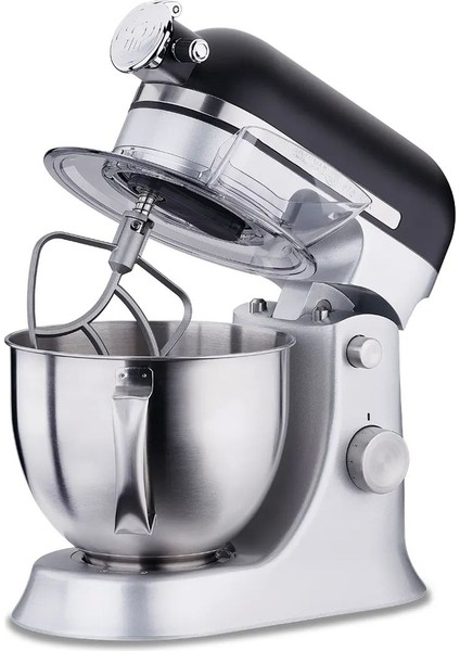 Pro-Mix 1600W Stand Mikser – 4,7 Lt Paslanmaz Çelik Kase, Döküm Gövde ve 11 Kademeli Hız Ayarı, Siyah Satin modelleri