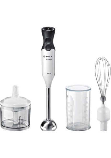 ErgoMixx 800 W El Mikseri – 12 Hız Kademesi, Turbo Fonksiyon, QuattroBlade Teknolojili Doğrayıcı ve Çırpıcı Set indirimleri