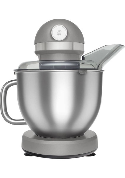 Mastermaid Chef Pro Çift Kollu Stand Mikser 1750W, 5 L Paslanmaz Çelik Hazne, Storm Grey, 6 Kademeli Hız Ayarı
