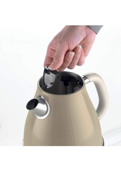 Vintage 1,7 L Çelik Kablosuz Su Isıtıcı – Bej Renk, Otomatik Kapanma ve Enerji Tasarruflu Tasarım indirimleri