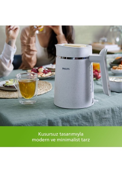 1,7 L Çelik Su Isıtıcı – Gizli Rezistanslı, Enerji Tasarruflu, Ekru Renk, Hızlı Kaynatma Özellikli