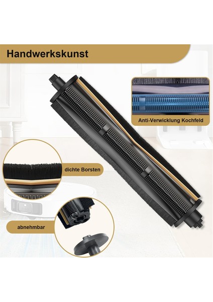 Dreame X40 Ultra / L40 Ultra / L10 Ultra / L10S Ultra / L10S Ultra Gen 2 Elektrikli Süpürge Parçaları Için Fırça Yedek Parçaları (Yurt Dışından) fırsatları