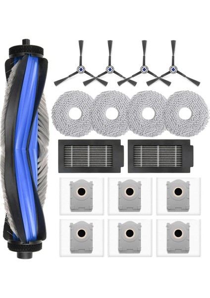 Ecovacs Deebot T50 Pro OMNI/T50 OMNI/T50 Max Pro Omni Robot Süpürge Aksesuarları Için Aksesuar Seti (Yurt Dışından)