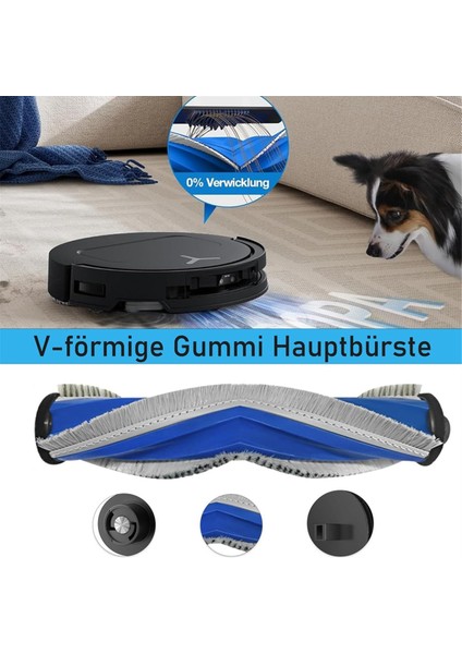 Ecovacs Deebot T50 Pro OMNI/T50 OMNI/T50 Max Pro Omni Robot Süpürge Aksesuarları Için Aksesuar Seti (Yurt Dışından) modelleri