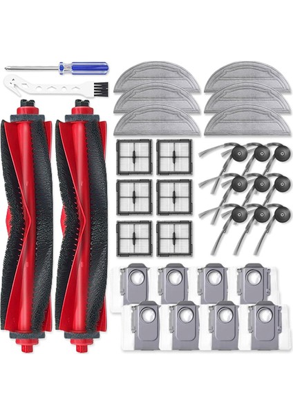 Roborock Q10 S5/Q10 S5+/Q10 X5/Q10 X5+ Robot Süpürge Yedek Parçaları Için Aksesuar Kiti (Yurt Dışından)
