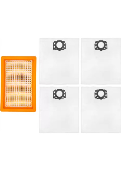 Karcher Mv4 Mv5, Mv6, Wd4, Wd5, Wd6, WD5P, WD6P Elektrikli Süpürge Aksesuarları Filtre ve Toz Torbası (Yurt Dışından)