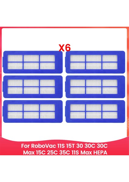 Hepa Filtre Kiti, Eufy Robovac 11S 15T 30 30C 30C Max 15C 25C 35C 11S Max Için Elektrikli Süpürge Filtreleri Hepa Kiti (Yurt Dışından)