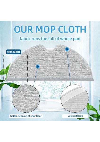 Dreame F9/xiaomi Mijia 1c 2c 1t STYTJ01ZHM Ana Yan Fırça Paspas Bezi Hepa Filtre Verimli Temizlik Aksesuarları Kiti (Yurt Dışından) modelleri