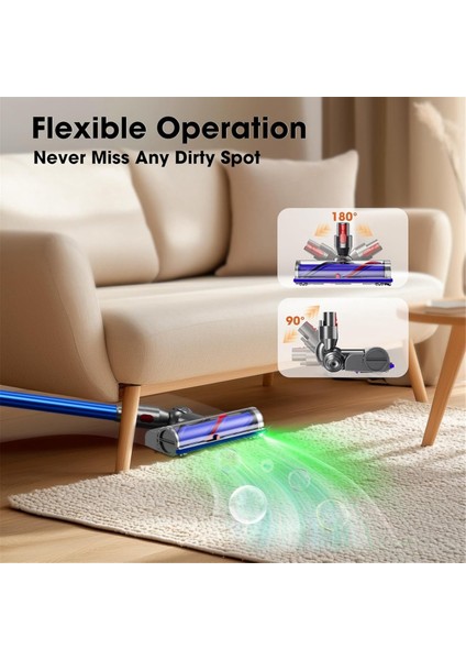 Dyson V7 V8 V10 V11 V15 Sert Zemin Halıları Için Doğrudan Tahrikli Başlık Için Motorhead Temizleyici Yedek Parçası (Yurt Dışından) fırsatları