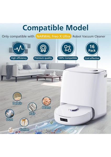 Freo x Ultra Robot Vakum Ana Yan Fırça Hepa Filtre Toz Torbaları Paspas Pedleri Aksesuarları (Yurt Dışından) fiyatları