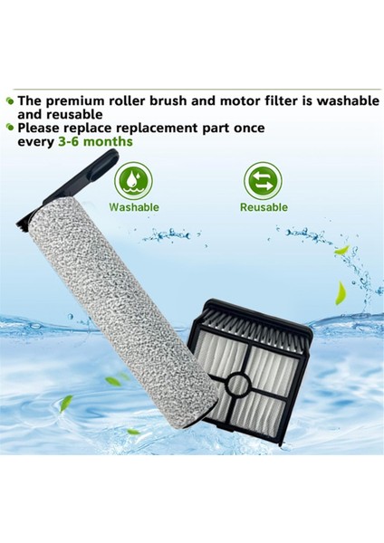 Dreame Trouver K10 ve K10 Pro Elektrikli Süpürge Parçaları Için 5 Parça Fırça Silindiri ve Filtre Seti Temizlik Verimliliğini Artırır (Yurt Dışından) fırsatları
