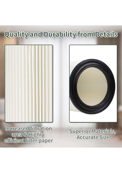 Ridgid 72947 Standart Islak Kuru Vakum 5-20 Galon, 6-9 Galon Husky Vakum Için VF4000 Yedek Filtresi Craftsman 17816 (Yurt Dışından) fırsatları