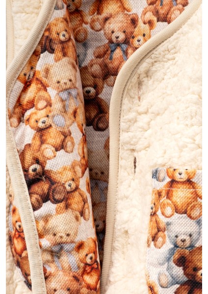 Desenli Polar Çocuk Yelek 1-4 Yaş modelleri