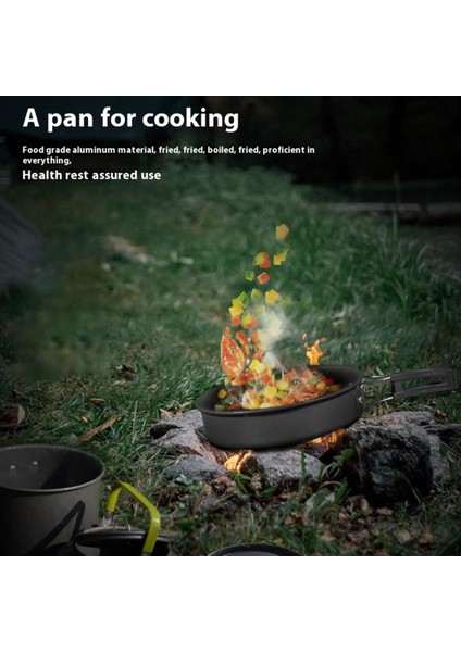 Aotu Kamp Pişirme Seti Su Isıtıcısı, Tencere, Kızartma Tavası, Kesme Tahtası Seti (Bpa Içermez, Fda Onaylı Değil)-Turuncu (Yurt Dışından) fırsatları