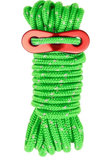 1 Demet Yansıtıcı Çadır Gölgelik Ipi 4MMX4M Hafif Misina Kordonu, Açık Hava Balıkçılığı, Tırmanma, Kurtarma, Kampçılık Için Gergili-Floresan Yeşil (Yurt Dışından)