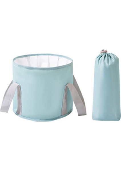 Aotu Isı Yalıtımlı Alüminyum Folyo Ayak Banyosu Lavabosu Seyahat Için Ayak Banyosu Kovası, Boyut: S-Mavi (Yurt Dışından)