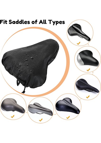 3 Adet Su Geçirmez Bisiklet Koltuğu Yağmur Kılıfı Bağcıklı Dağ Bisikleti Koltuğu Kılıfı Yağmur Toz Koruyucu Yastık Eyer (Yurt Dışından) fiyatları